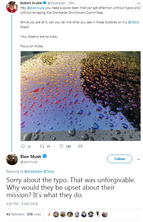 Elon Musk vừa đăng tweet xỏ xiên Ủy ban Chứng khoán Mỹ, cổ phiếu Tesla ngay lập tức giảm 2% - Ảnh 2. Elon Musk vừa đăng tweet xỏ xiên Ủy ban Chứng khoán Mỹ, cổ phiếu Tesla ngay lập tức giảm 2% - Ảnh 2.