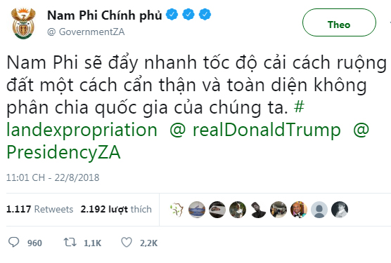 chinh phu Nam Phi