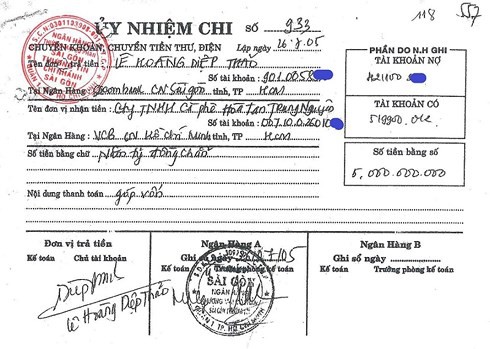 Mẹ chồng khẳng định “Cô góp sức nhưng tiền bạc thì không”, bà Lê Hoàng Diệp Thảo tung chứng cứ còn giữ từ 2005 để phản bác - Ảnh 3. Mẹ chồng khẳng định “Cô góp sức nhưng tiền bạc thì không”, bà Lê Hoàng Diệp Thảo tung chứng cứ còn giữ từ 2005 để phản bác - Ảnh 3.
