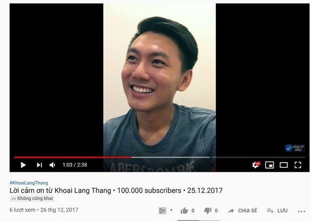 Travel blogger Khoai Lang Thang chính thức đạt 1 triệu người đăng kí kênh trên Youtube - Ảnh 3. Travel blogger Khoai Lang Thang chính thức đạt 1 triệu người đăng kí kênh trên Youtube - Ảnh 3.